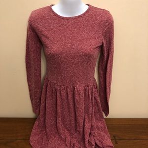 Heather Red Longsleeve ASOS Dress